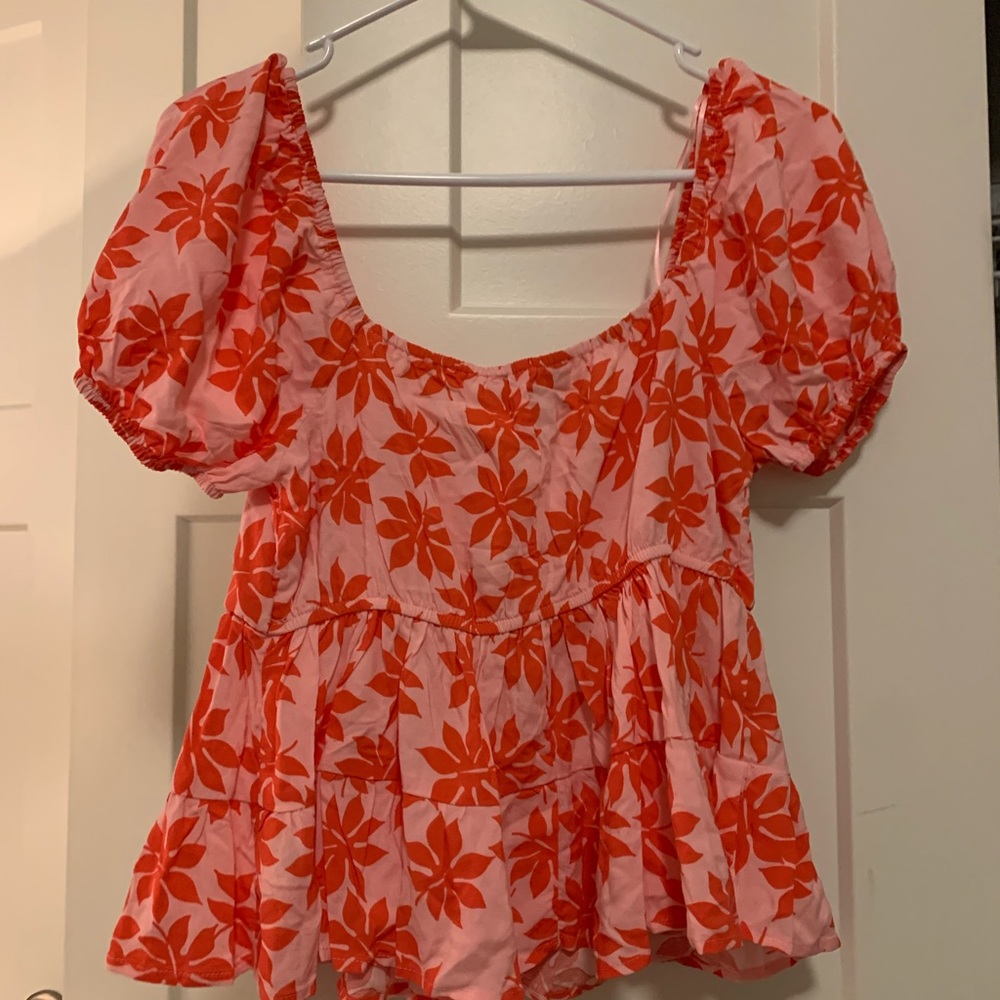Francesca's Jun & Ivy Floral Top